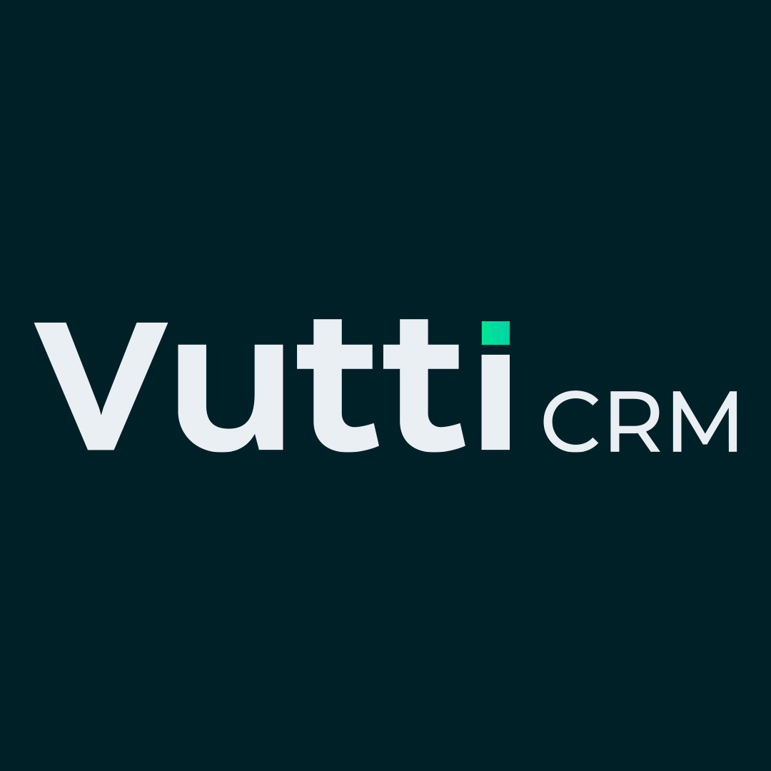 Logotipo Vutti CRM com fundo