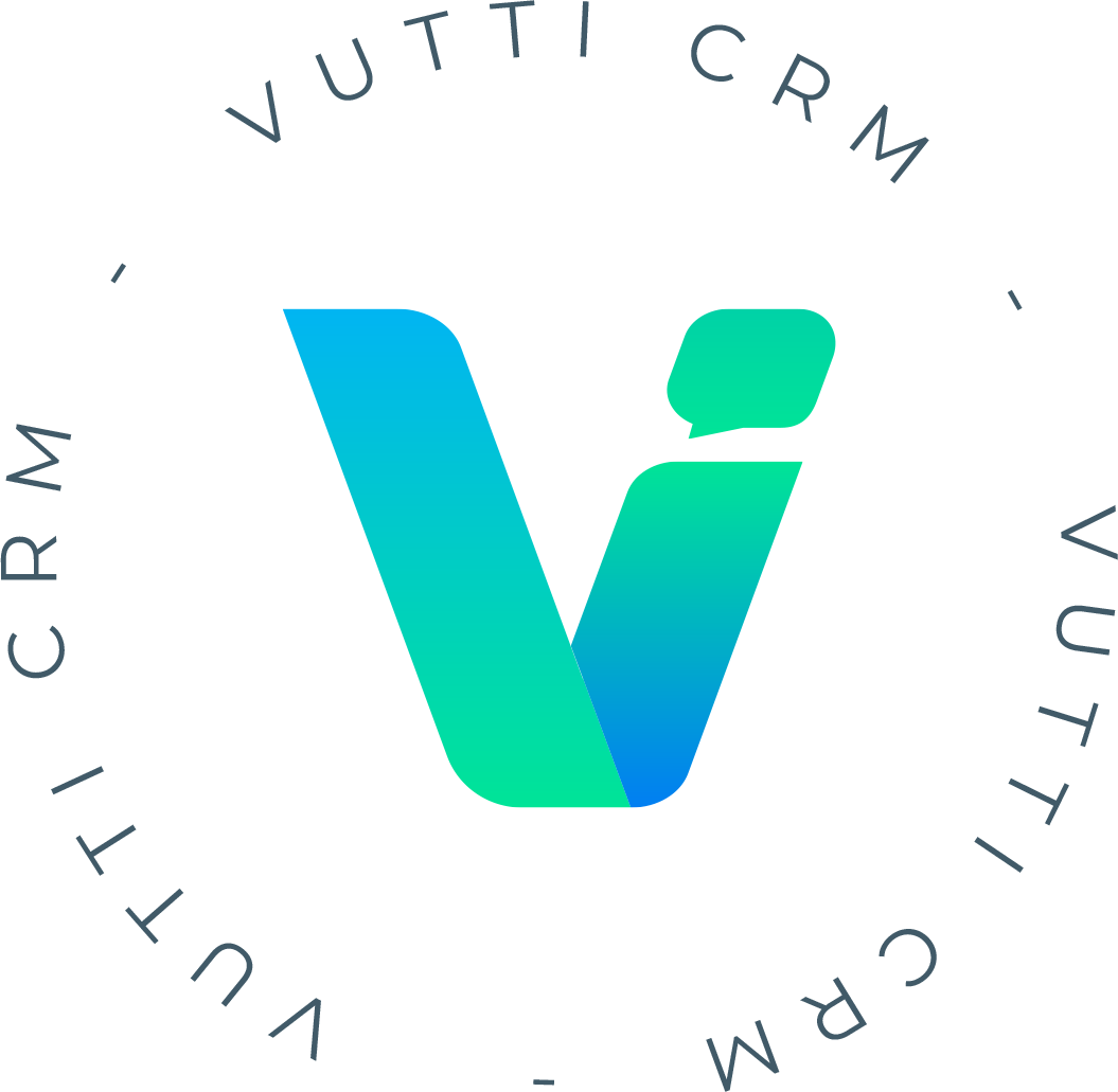 Assinatura circular CRM escura