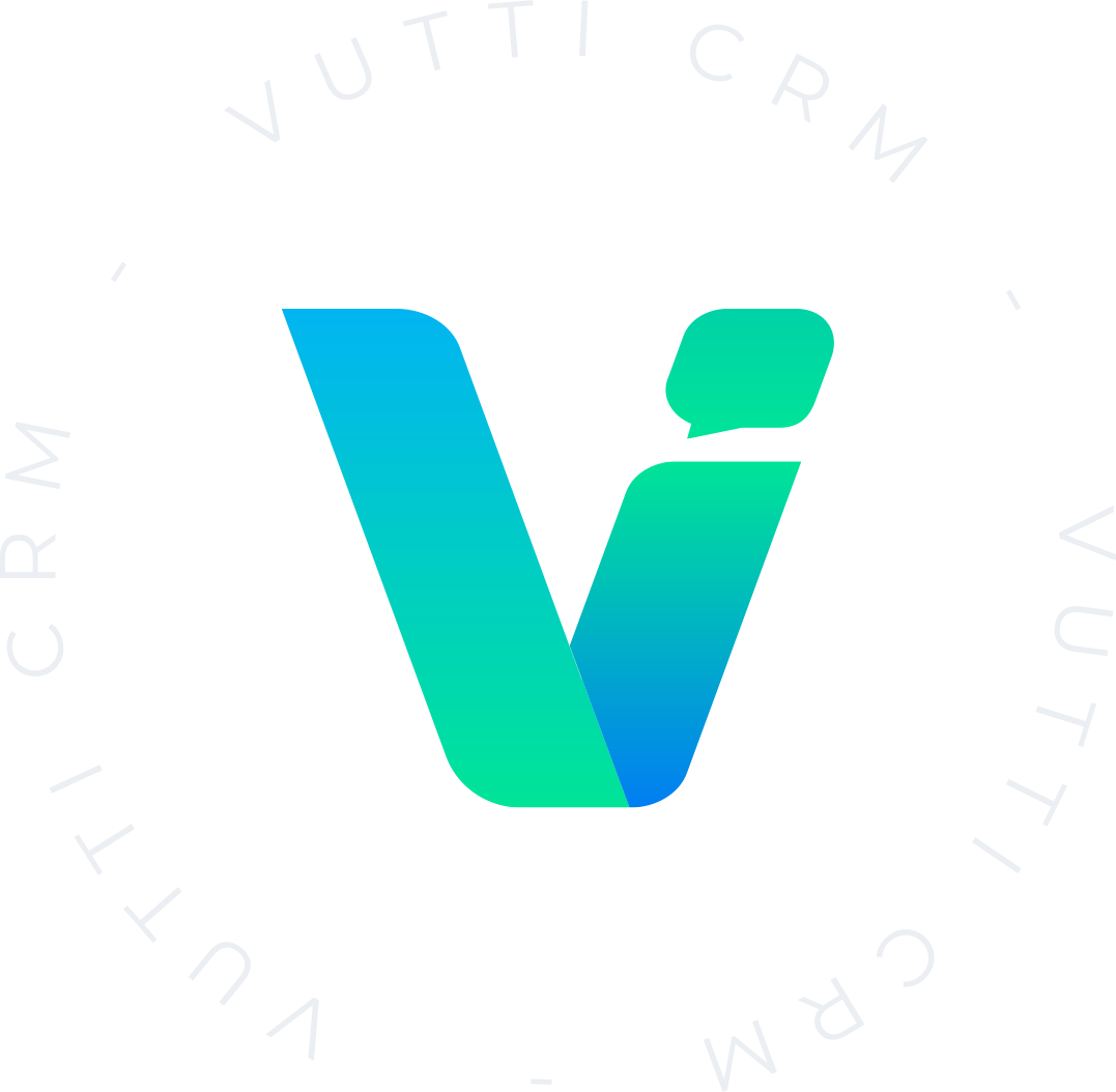 Assinatura circular CRM branca