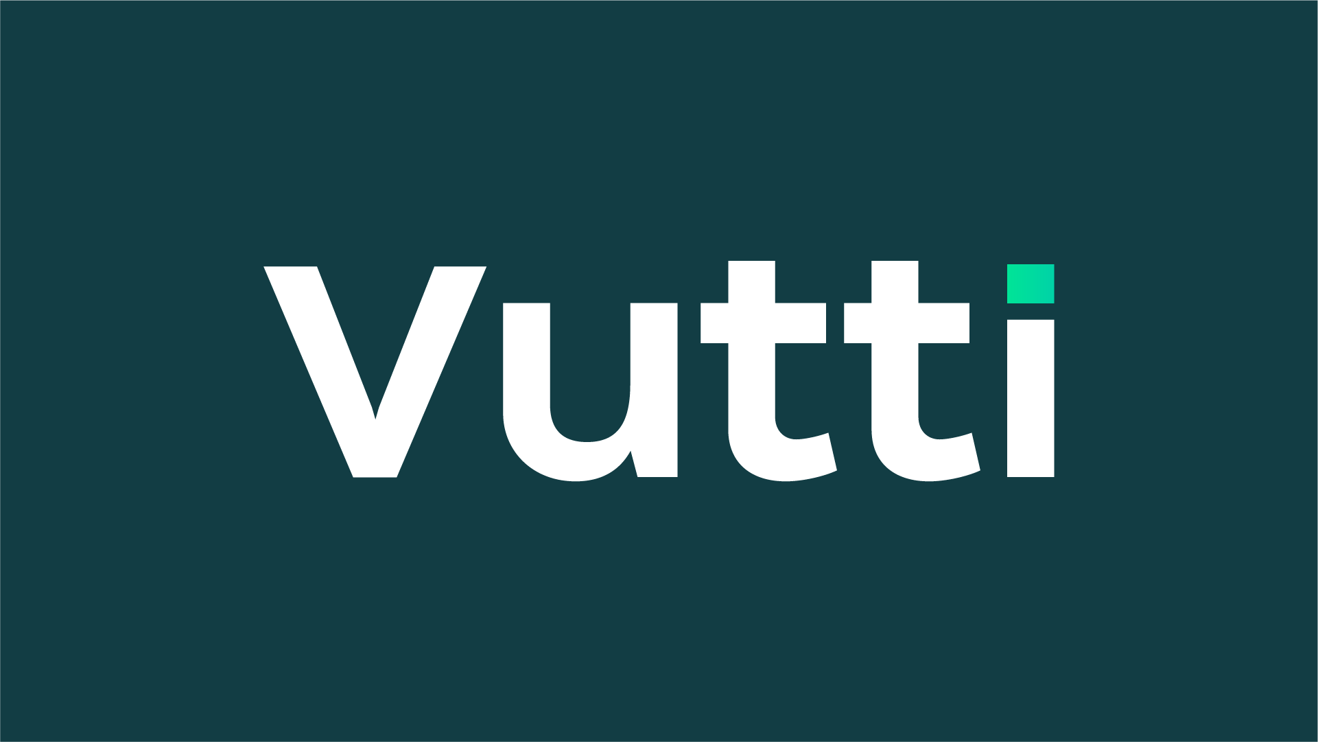 Wordmark em fundo petróleo